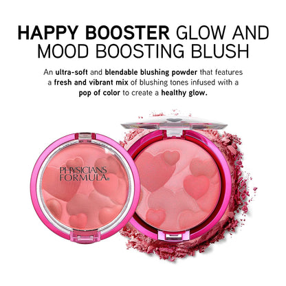 Happy Booster Glow and Mood Boosting Blush, Natural, 0.24 oz.