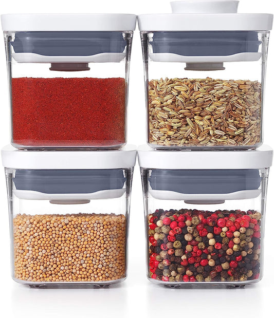 OXO Good Grips POP 2.0 4-Piece Mini Canister Set, Multicolor, One Size