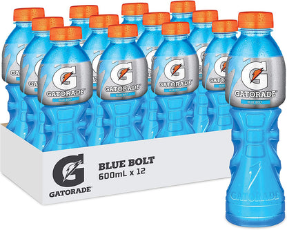 Gatorade Blue Bolt Sports Drink 12 x 600ml