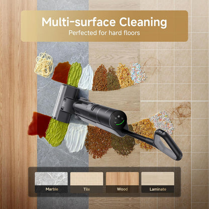 dreame G10 Wet Dry Vacuum Cleaner, Cordless Vacuum Mop All in One with Auto Self-Cleaning, Up to 30 Mins Runtime, Cordless Floor Cleaner Machine for Hard Floors, Edge Cleaning Wet Dry Vacuum