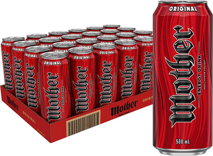 Mother Energy Drink Cans, Original 24 x 500mL