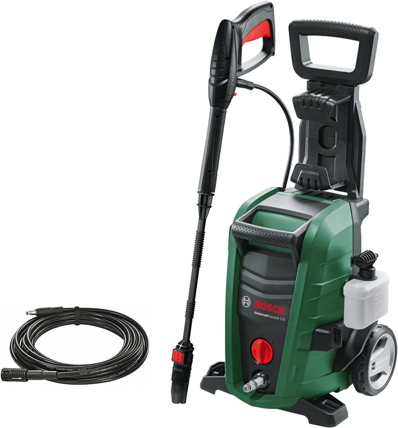 Bosch Home & Garden High Pressure Washer UniversalAquatak 125 (1500 Watt, 1820 PSI, High Pressure Gun, Lance, 5m Hose, 3-in-1 Nozzle & 6m Hose Extension Inc)