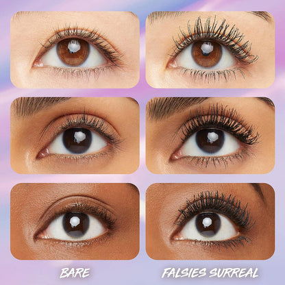 The Falsies Surreal Extensions Washable Mascara, Volumizing, Lengthening Mascara Make Up, Very Black, 1 Count