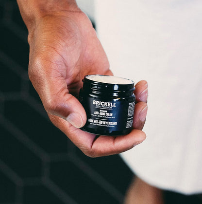 Brickell Men's Revitalizing Anti-Aging Cream For Men, Natural and Organic Anti Wrinkle Night Face Cream To Reduce Fine Lines and Wrinkles, 2 Ounce, Unscented