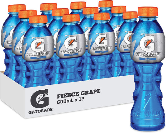 Gatorade Fierce Grape Sports Drink 12 x 600ml