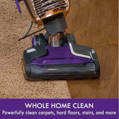 Kenmore BU4018 Intuition Bagged Upright Vacuum Lift-Up Carpet Cleaner 2-Motor Power Suction with HEPA Filter,3-in-1 Combination, Upholstery Tool for Hardwood Floor, Pet Hair, 14 pounds, Purple