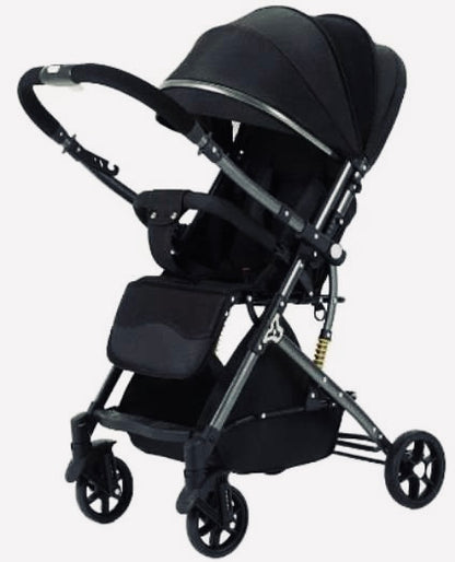 Baby stroller very light and luxurious black stroller from newborn ,easy to carry