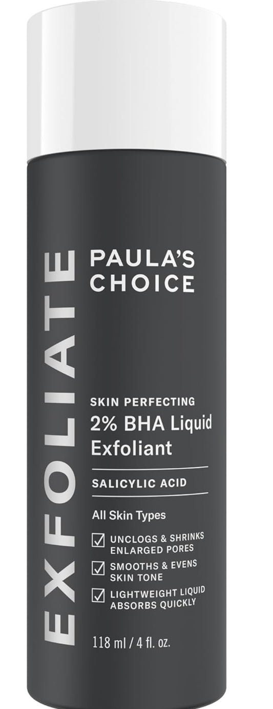 Paula's Choice SKIN PERFECTING 2% BHA Liquid Salicylic Acid Exfoliant-Facial Exfoliant for Blackheads, Enlarged Pores, Wrinkles & Fine Lines