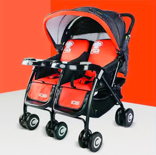 Twins baby stroller,Lightweight ,travel friendly ,ultra comfort and folding