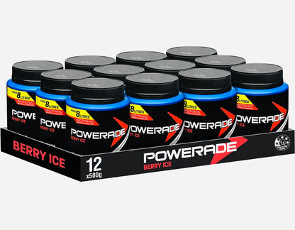 Powerade Isotonic Berry Ice Sports Powder Multipack 6 x 500g