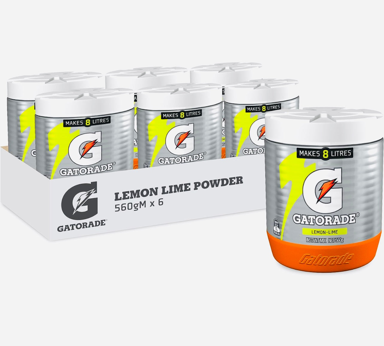 Gatorade Powder Lemon Lime 6 x 560g