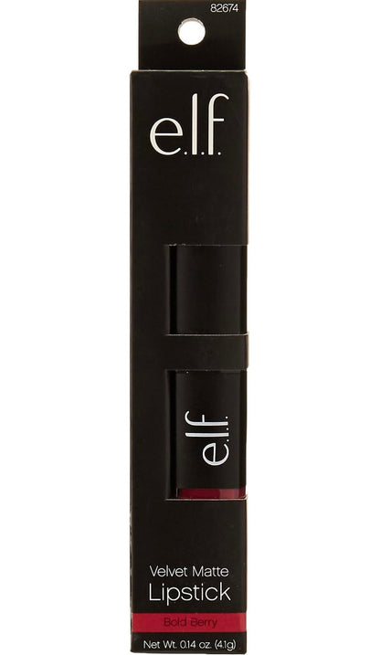 e.l.f. Velvet Matte Lipstick - Bold Berry, 3.8 g