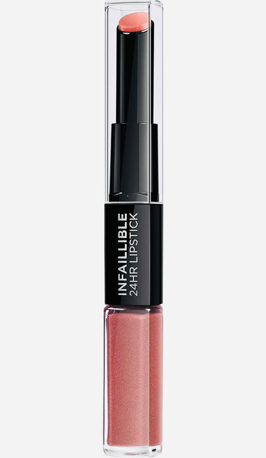 L'Oréal Paris, Lipstick, Colour And Shine, Infallible 2-Step Lipstick, 312 Incessant Russet