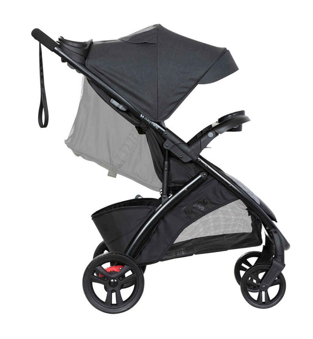 Baby Trend Tango Stroller/Pram w/Canopy UPF50+ Evening Grey Kids/Baby/Toddler