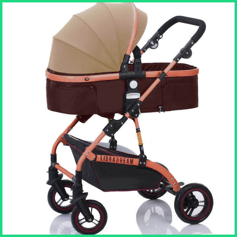 3 IN 1 Baby Stroller Pram Shock Absorbers Push Chair