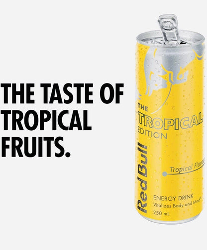 Redbull Tropical Energy Drink 12*250mg Tropical Edition