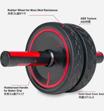 Ab Roller Wheel Abdominal Exercise for Home Gym Fitness Equipment