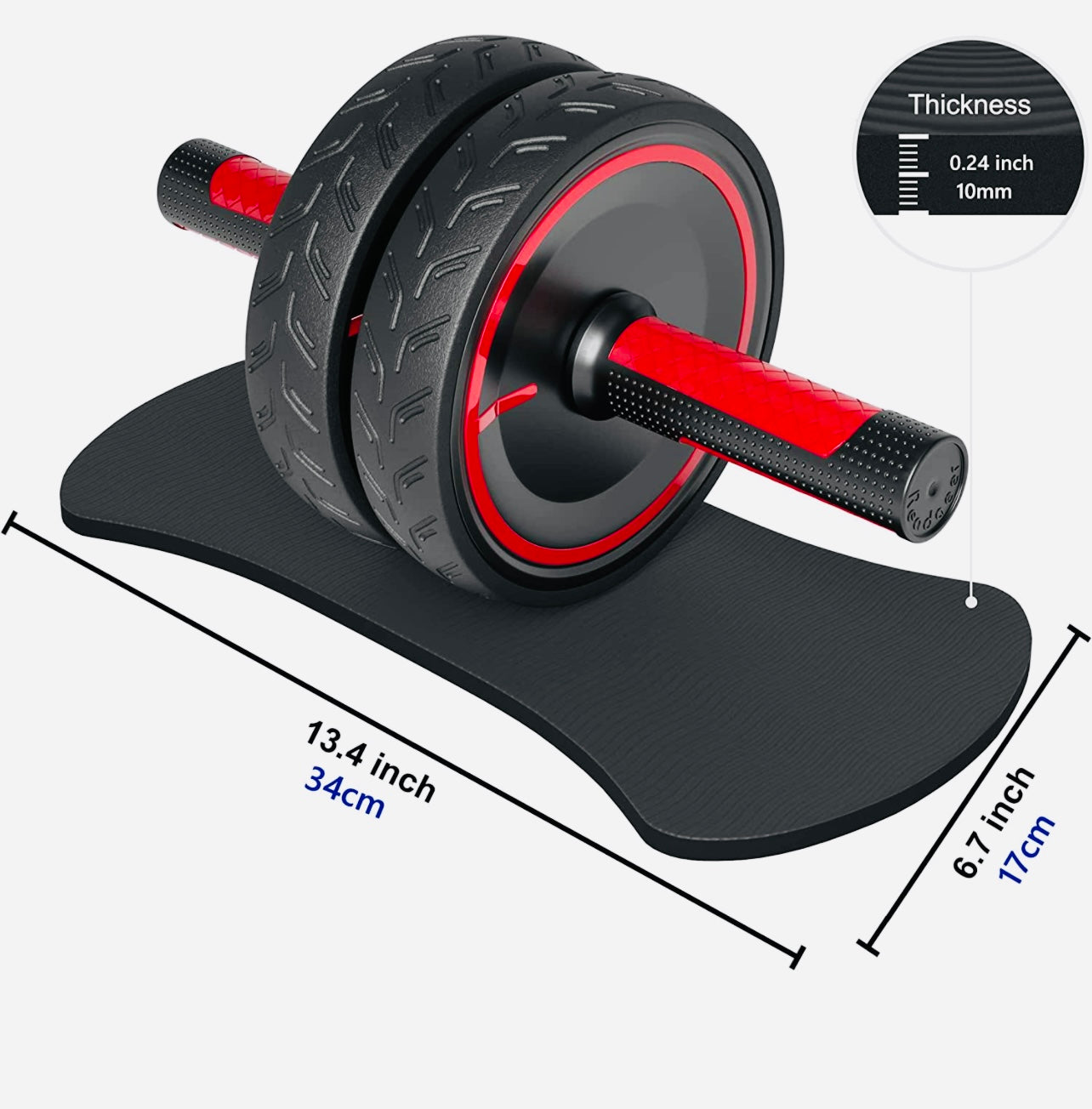 Ab Roller Wheel Abdominal Exercise for Home Gym Fitness Equipment